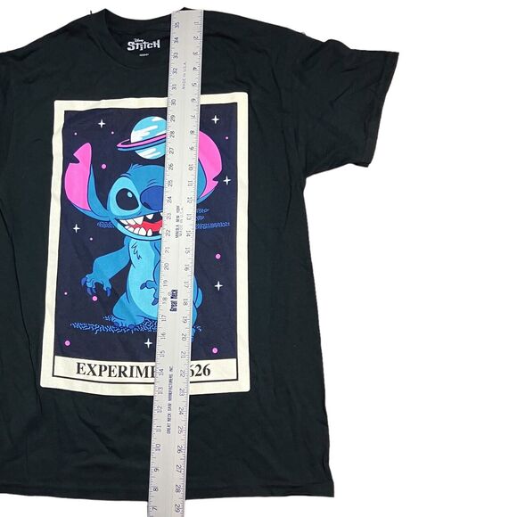 Disney T Shirt Adult M Black Lilo Stitch Alien Experiment 626 Parks Space World - Picture 2 of 7